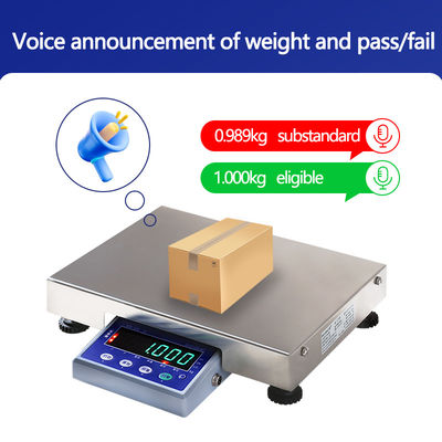 Anuncio por voz de 6 kg Mesa electrónica de pesas industriales Plataforma SOHE AT-B
