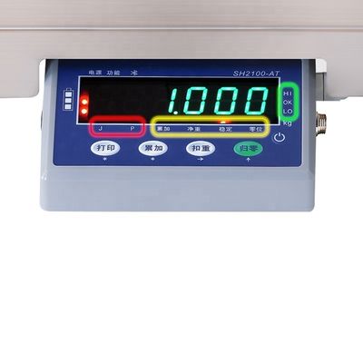 SOHE ATJ 30 kg Alarma de tres colores Balanza electrónica de pesas industriales Plataforma de alcance máximo