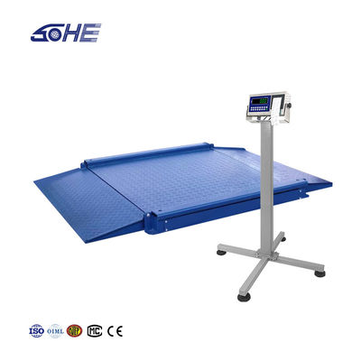 Escala de plataforma industrial de trabajo pesado con pantalla LED Material de acero al carbono 1,2 m x 1,5 m
