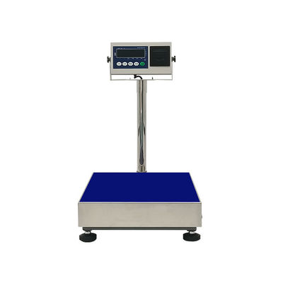 Escala de tabla de impresión de etiquetas de código de barras con pantalla LED y estructura de acero inoxidable ABS