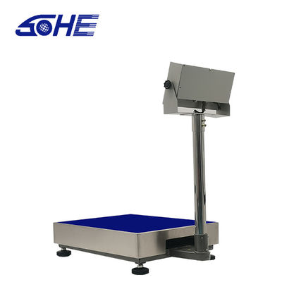 Escala de tabla de impresión de etiquetas de código de barras con pantalla LED y estructura de acero inoxidable ABS