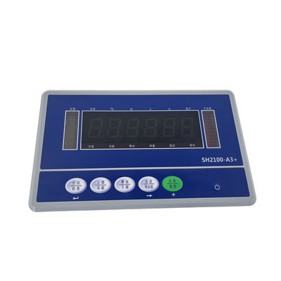 SH2100-A3 Indicador de pesaje de pantalla LED roja fácil de usar con personalización de OBM