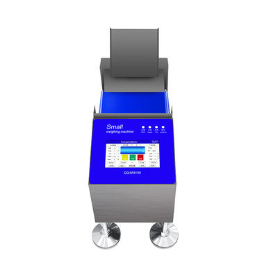 Máquina de inspección automática con piezas de acero inoxidable azul SUS