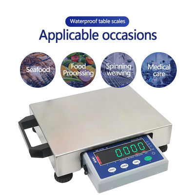 SOHE ATS 6KG 304 de acero inoxidable pantalla LED Bluetooth impermeable para el peso de 3 30KG