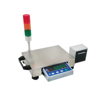 Pantalla LED 6KG Luces de alarma de acero tricolores con almacenamiento en disco U y necesidades de impresión