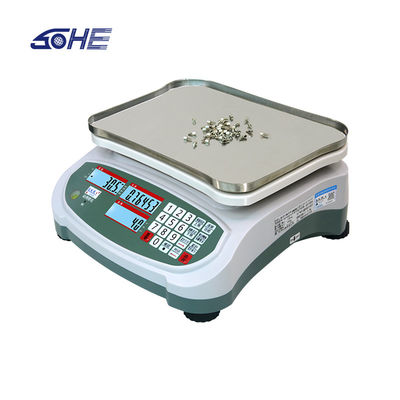Balanza de la mesa de pesas de la industria con pantalla LCD y alcance máximo de 75 kg SOHE 2024