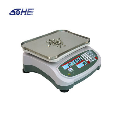 Balanza de la mesa de pesas de la industria con pantalla LCD y alcance máximo de 75 kg SOHE 2024