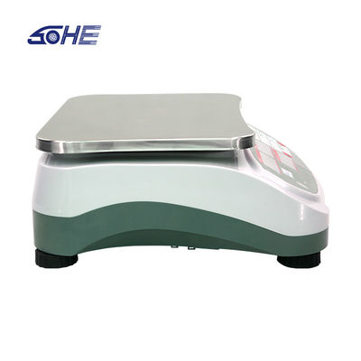 Balanza de la mesa de pesas de la industria con pantalla LCD y alcance máximo de 75 kg SOHE 2024