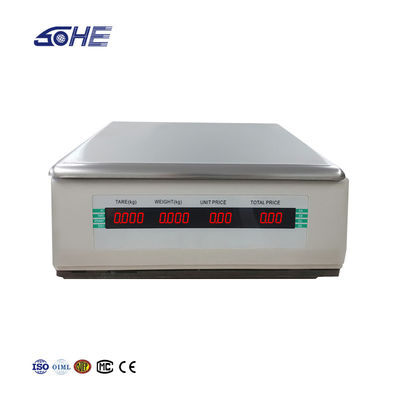 SOHE SHW-TMA Escala de código de barras de la tabla de la caja registradora Diseño de acero inoxidable duradero con 1