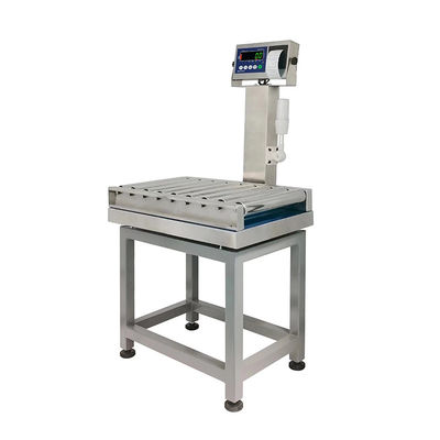 480*650mm transportador de pesas de comprobación para la detección de envases de acero al carbono