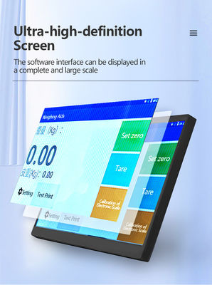 SOHE Y7 7 pulgadas Android Smart Screen QR Code Box Indicador de peso LED Display con ABS