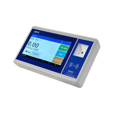 Pantalla LCD ABS de 7 pulgadas Android Smart Screen con código QR Batería de cámara Indicador de peso y sensor de tarjeta de deslizamiento