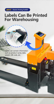 Camión de paletas eléctricos con balanza y pantalla LED Peso muerto 210KG SOHE estrecho 1-3t