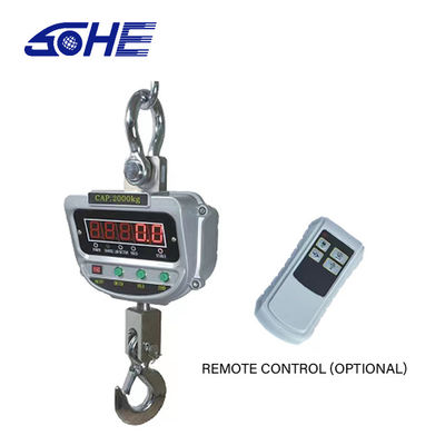 Soporte personalizado de balanza digital colgante 1t con control remoto y pantalla LCD LED