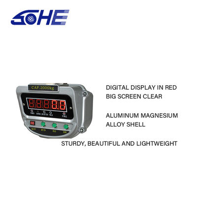 Soporte personalizado de balanza digital colgante 1t con control remoto y pantalla LCD LED