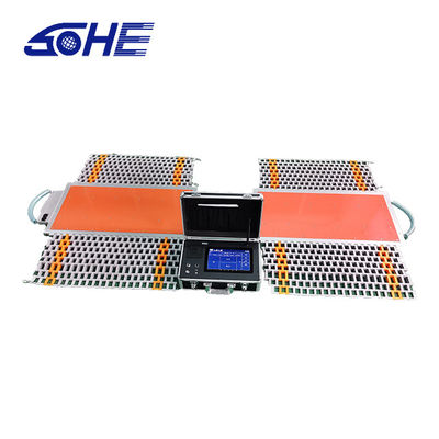 Corriente continua 10.5V 25Ton Vía portátil de pesas dinámicas digitales inalámbricas OEM