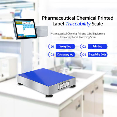 Display LCD Dispositivo de impresión de etiquetas químicas farmacéuticas para tamaño de mesa de 400 mm*500 mm