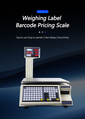 Escala de tabla de 10g de división de 30 kg simplificada con impresión avanzada y función de código de barras