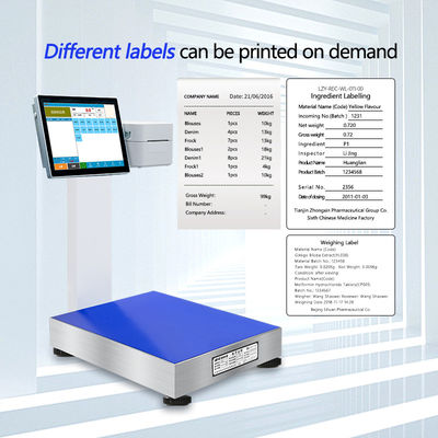 Display LCD Dispositivo de impresión de etiquetas químicas farmacéuticas para tamaño de mesa de 400 mm*500 mm