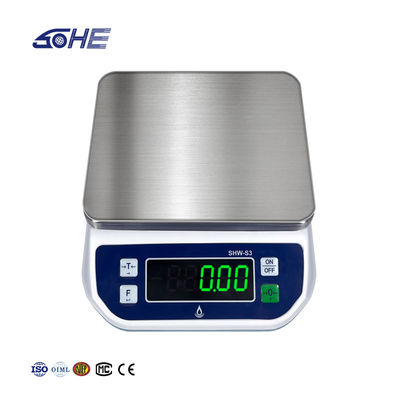 1.5KG Alta precisión ABS de acero inoxidable Escala impermeable para hornear y cocinar SOHES3