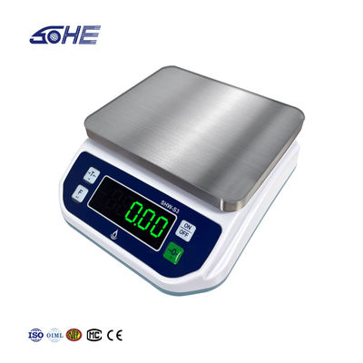 1.5KG Alta precisión ABS de acero inoxidable Escala impermeable para hornear y cocinar SOHES3
