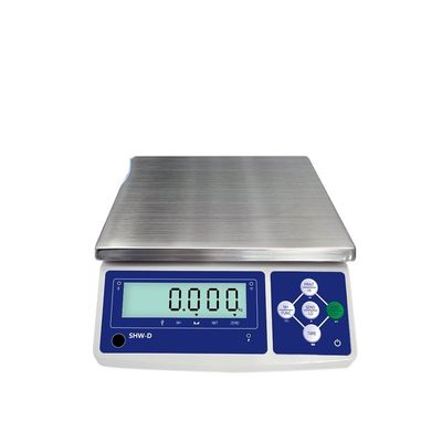 1 SHWDL-30KG Pantalla LCD con soporte Bluetooth Fuente de alimentación AC/DC con material ABS
