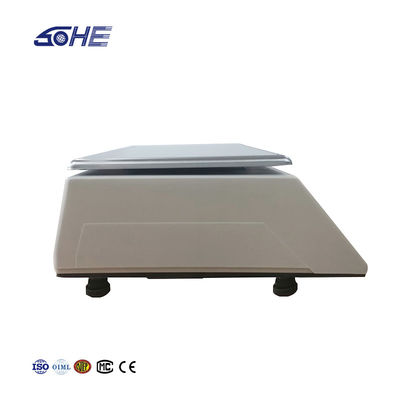 SHV-TMA Tabla de impresión de código de barras Escala de 30 kg con y placa de plástico ABS / acero inoxidable