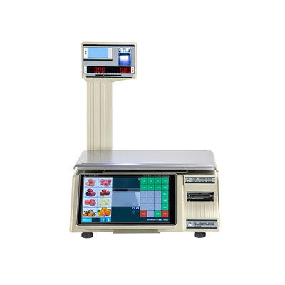 Display LCD Inteligente Tabla de códigos de barras Escala SHW-TMF6 para 30 kg Capacidad