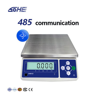 SHWDL-485 Modbus Balanza de mesa electrónica multifuncional con rango de peso de 3-30 kg