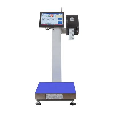 Pantalla de escritorio de 15 pulgadas SOHE 2024 15-200kg Procesamiento de carne de cerdo y res Escala de etiqueta de pantalla LCD
