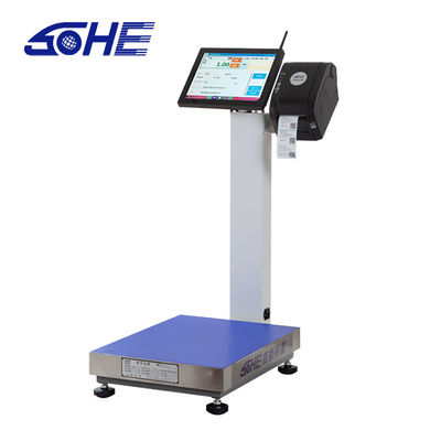Pantalla LCD LED Escala de mesa de impresión inteligente con soporte personalizado de OBM