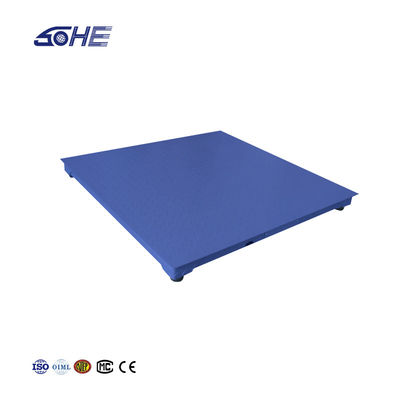 1.2*1.2m Escala de suelo industrial de acero al carbono con soporte y pantalla LED