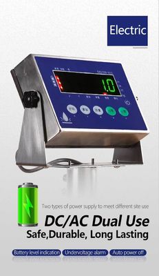 Display LED 300kg SOHE A1S Escala a prueba de agua para fábricas de alimentos 500*600mm Lavable