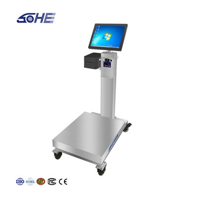 15 pulgadas Rotativo Intelligente Android pantalla táctil Plataforma Escala 50cm por 60cm