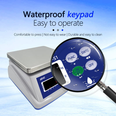 8V/1A de alimentación de la escala impermeable con pantalla doble y sensor de precisión
