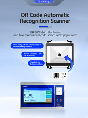 Soporte personalizado OEM Smart Scale Sohe Android de 7 pulgadas para el sistema de entrada y salida de IoT