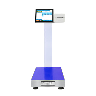 Escala de plataforma de pantalla táctil de acero inoxidable de 500 kg para pantalla inteligente de Android