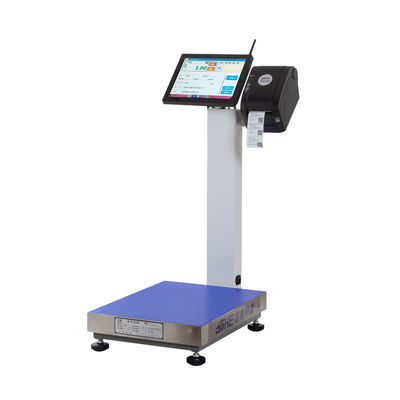 Escala de plataforma de pantalla táctil de acero inoxidable de 500 kg para pantalla inteligente de Android
