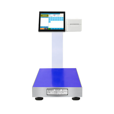 Sistema de escala de PC de pantalla táctil de 12 pulgadas con inteligencia artificial y puerto USB / servidor