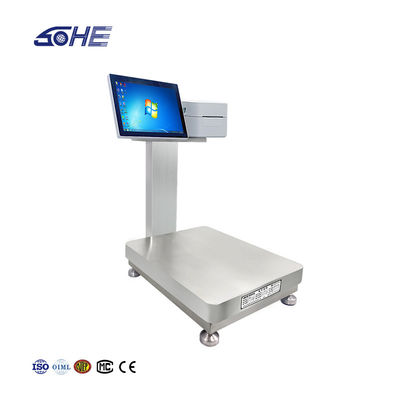 Plataforma de pesas industriales inteligentes impermeables SOHE 60KG enchufable para procesamiento