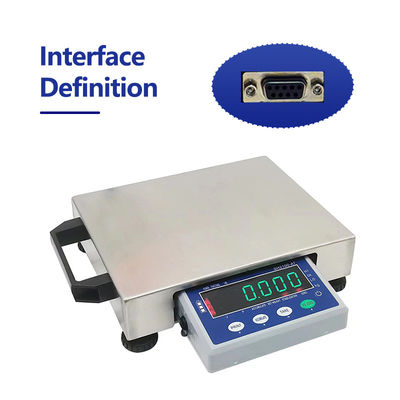 Escala de mesa digital a prueba de agua de 6 kg con material para alimentos y tamaño de mesa 220*280mm