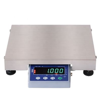 240V Alta precisión 3KG 0.5g Escala de peso de la mesa de soporte personalizada para mariscos