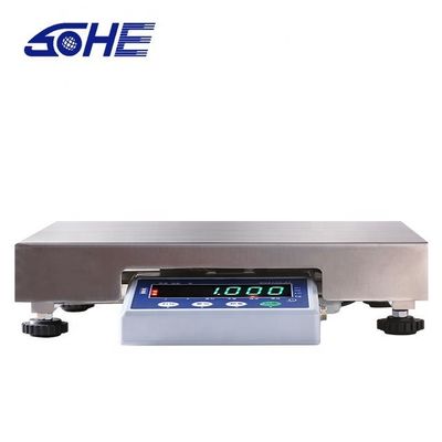 240V Alta precisión 3KG 0.5g Escala de peso de la mesa de soporte personalizada para mariscos