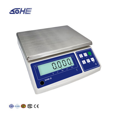 SOHE WD 3KG Balanza industrial con pantalla LCD y potencia AC220V/50HZ