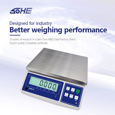 SOHE WD 3KG Balanza industrial con pantalla LCD y potencia AC220V/50HZ