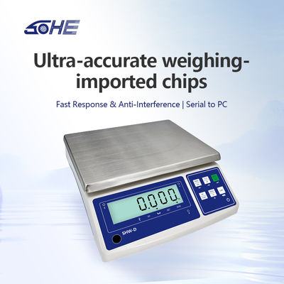 SOHE WD 3KG Balanza industrial con pantalla LCD y potencia AC220V/50HZ