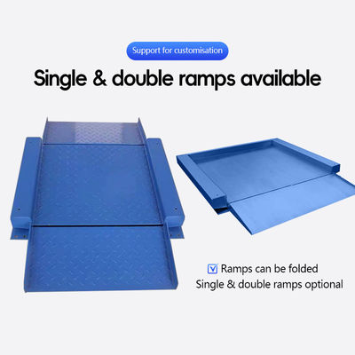 SOHE 1.2m*1.2m 2t plataforma de pesas industriales con doble rampa y capacidad de 2000KG