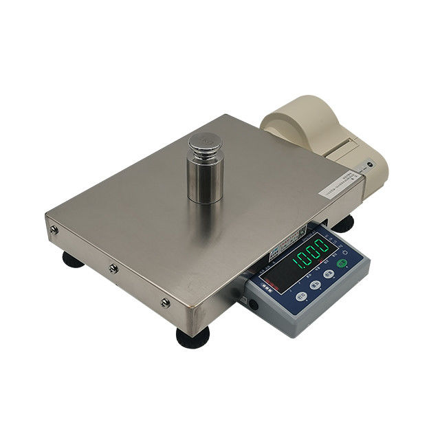 Impresión de etiquetas de código de barras Escala de escritorio digital con pantalla LED y fuente de alimentación DC10.5V/1000mA
