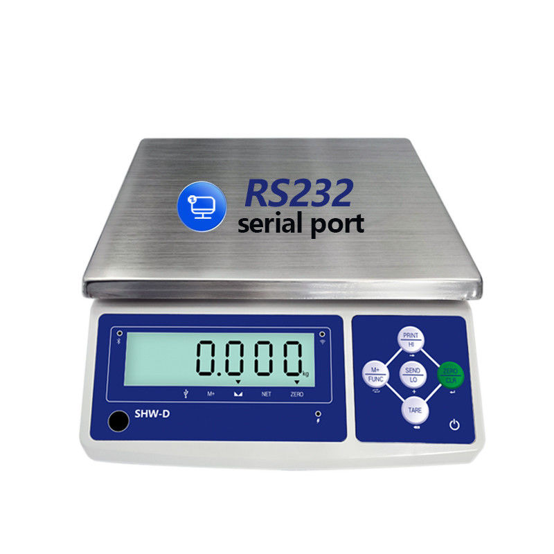 Escala de tabla de visualización LCD de alta precisión 3-30KG para OBM personalizable industrial soportado