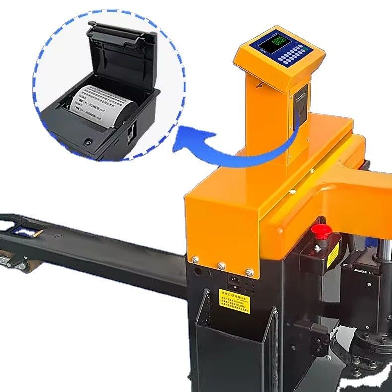 Camión de paletas eléctricos con balanza y pantalla LED Peso muerto 210KG SOHE estrecho 1-3t